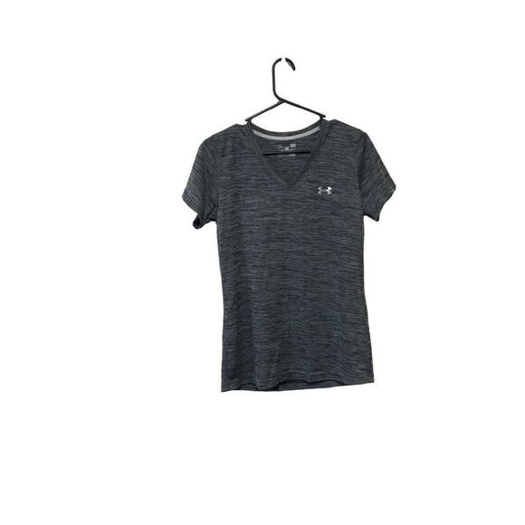Under Armour Heat Gear V Neck T-Shirt Size Large (L) - Picture 1 of 3